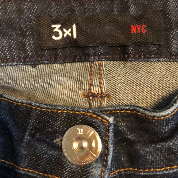 3x1 High Rise Dark Wash Skinny Jeans - Picture 5 of 6